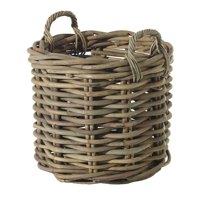 rattan storage basket