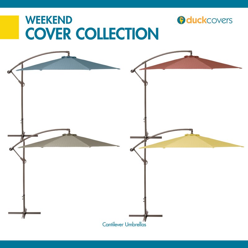 Duck Covers Weekend Patio Cantilever Umbrella Reviews Wayfair