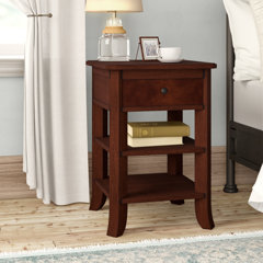 Farmhouse Rustic Medium Wood Nightstands Birch Lane