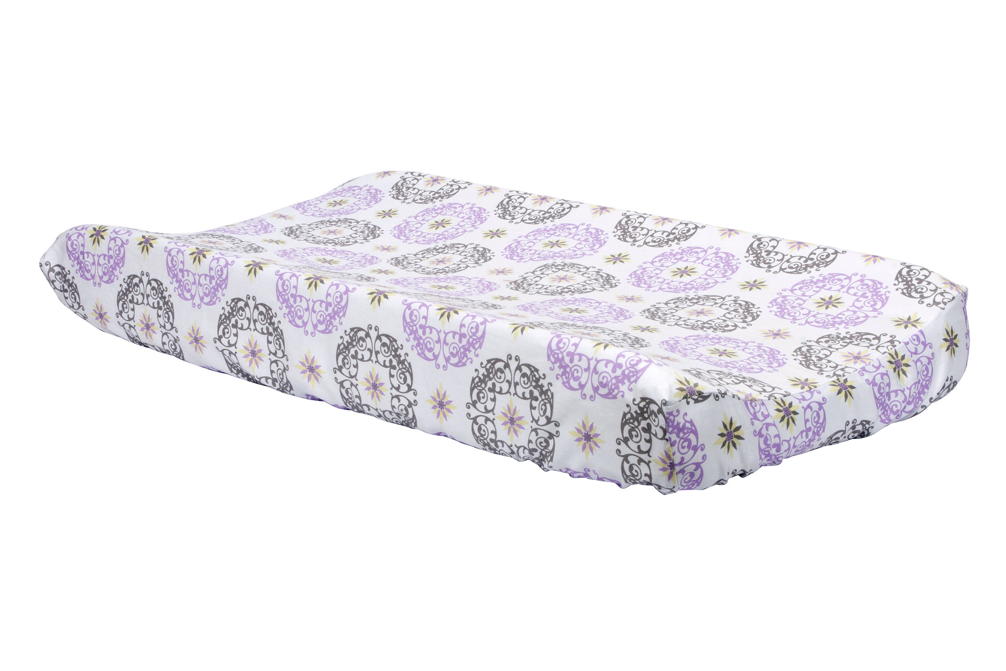 lavender changing pad cover
