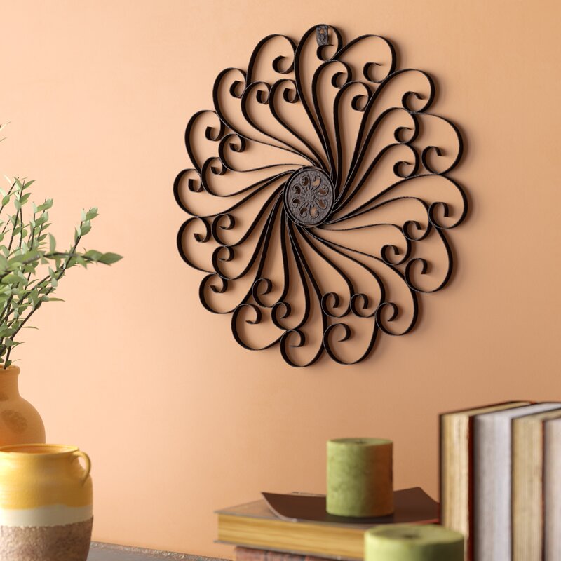 Fleur De Lis Living Swirl Metal Wall Decor Reviews Wayfair