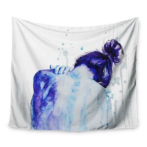 Blue by Cecilia Burgues Wall Tapestry