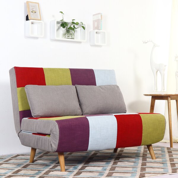 Ebern Designs Decicco 2 Seater Fold Out Sofa Bed & Reviews | Wayfair.co.uk