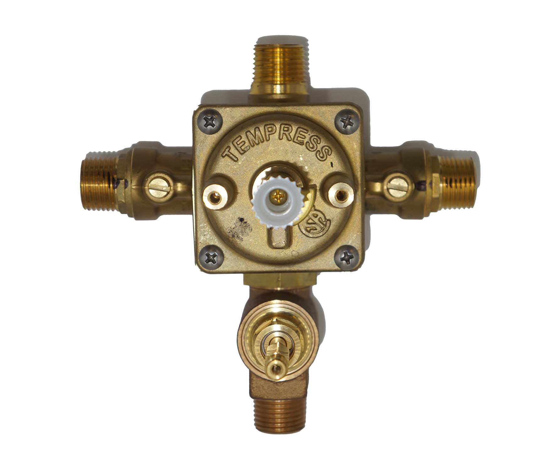 Rohl RMV2 Modular Pbv 4 Port Pressure Balance Rough Valve Only With Integrated Service Stop