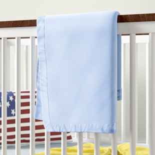 Baby Blanket Stroller Blanket Cot Blanket Personalized Minky Blanket. Baby Pink with Aqua Trim Crib Bedding Satin Trim Blanket