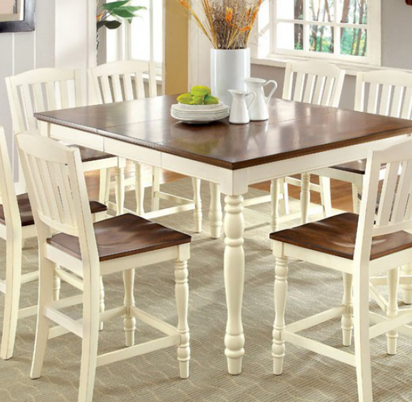 Rosalind Wheeler Jann Counter Height Butterfly Leaf Dining Table Wayfair