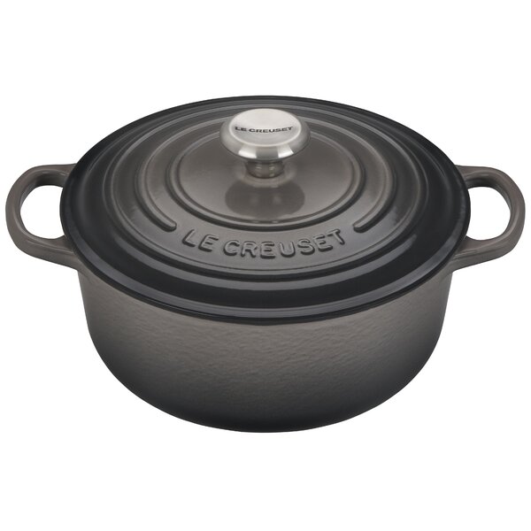 Le Creuset Signature Cast Iron Round Casserole Dish with Lid 2.75 Quart 