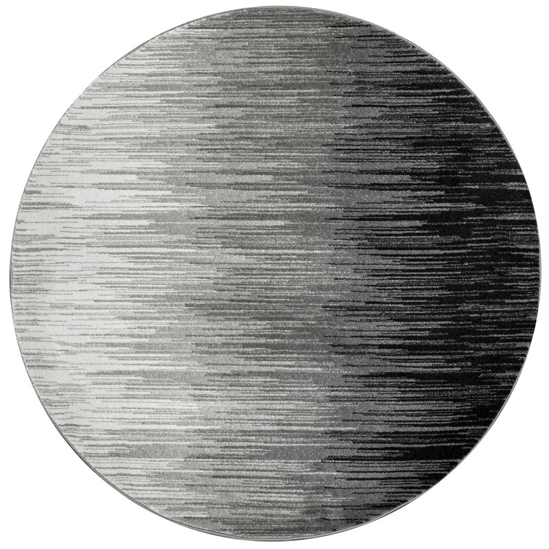 Stagner Abstract Black Area Rug Reviews Allmodern