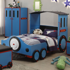 twin size train bedding set