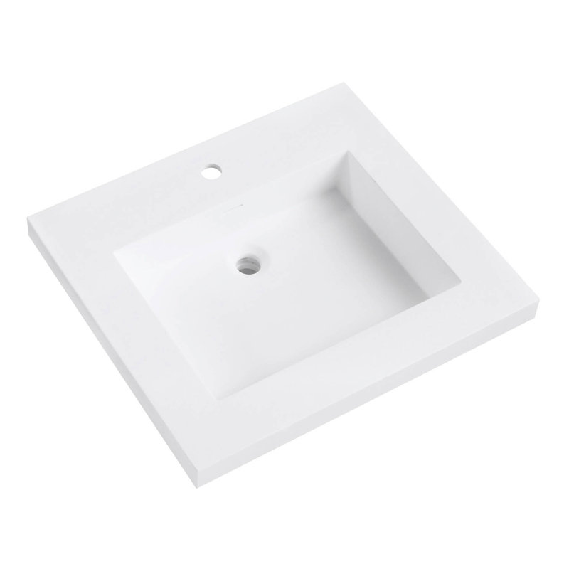 Avanity Versastone Solid Surface 25 Single Bathroom Vanity Top Perigold