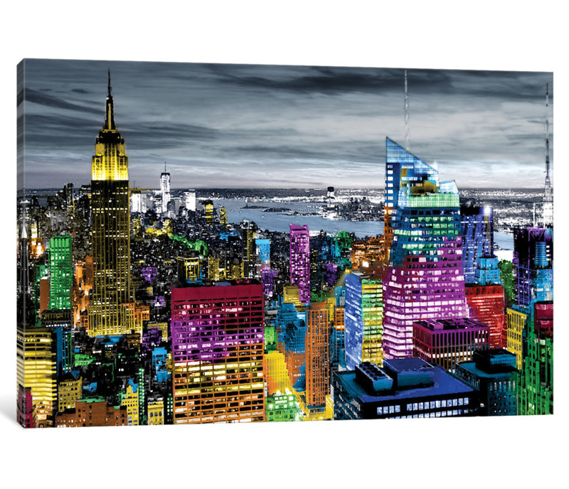 East Urban Home Nyc In Living Color I Painting Print On Canvas