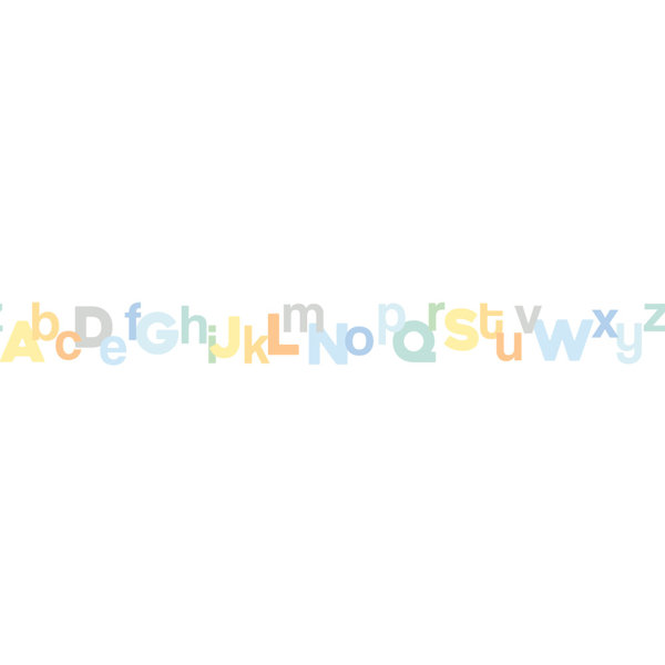 York Wallcoverings Abc 15 L X 9 W Wallpaper Border Wayfair