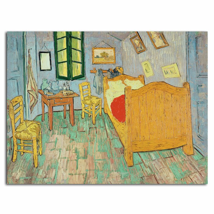 Van Gogh S Bedroom At Arles By Vincent Van Gogh Painting Print On Canvas