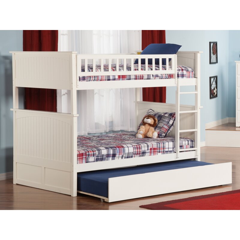 Viv Rae Maryellen Bunk Bed With Trundle Reviews Wayfair