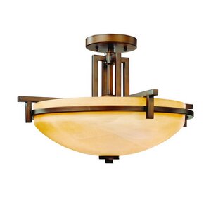 Albee 3-Light Semi Flush Mount