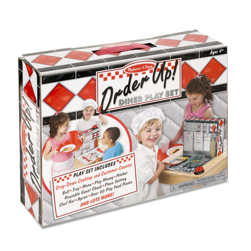 melissa and doug diner food set