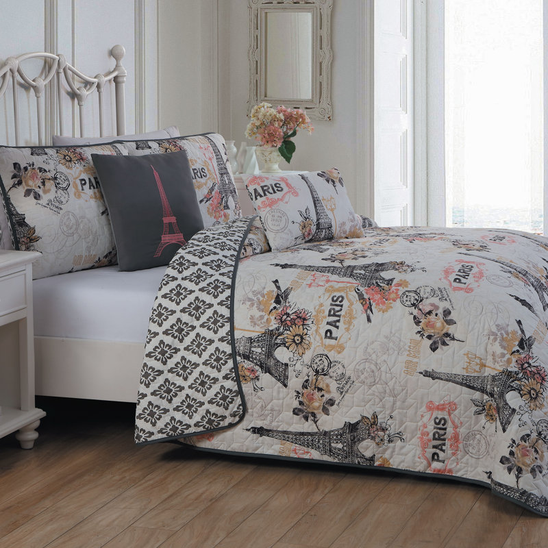 Cherie 5 Piece Quilt Set