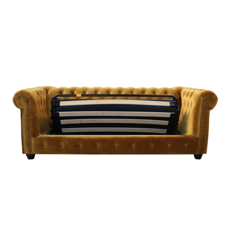 Clicliving Jessamine 3 Seater Chesterfield Sofa Bed Wayfair Co Uk 3 Seater Chesterfield Sofa Bed