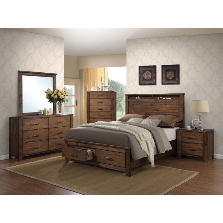 Millwood Pines Lecco King Storage Platform Bed | Wayfair