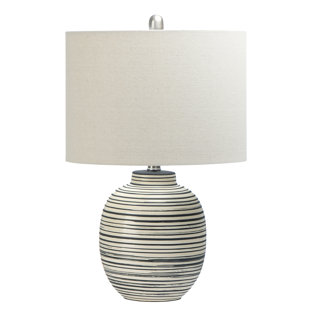 textured ceramic table lamp