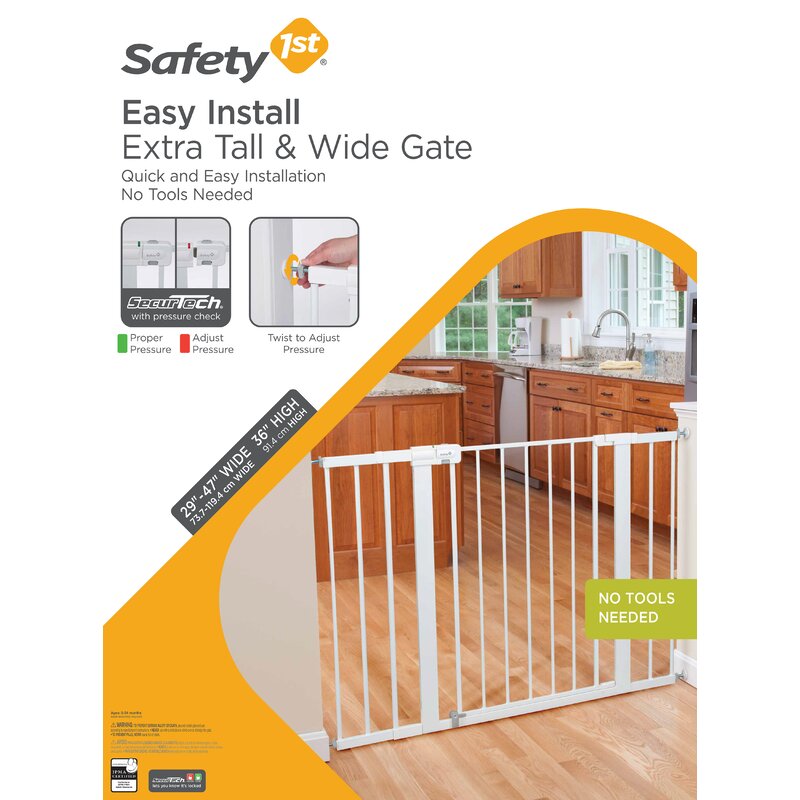 tall wide stair gate