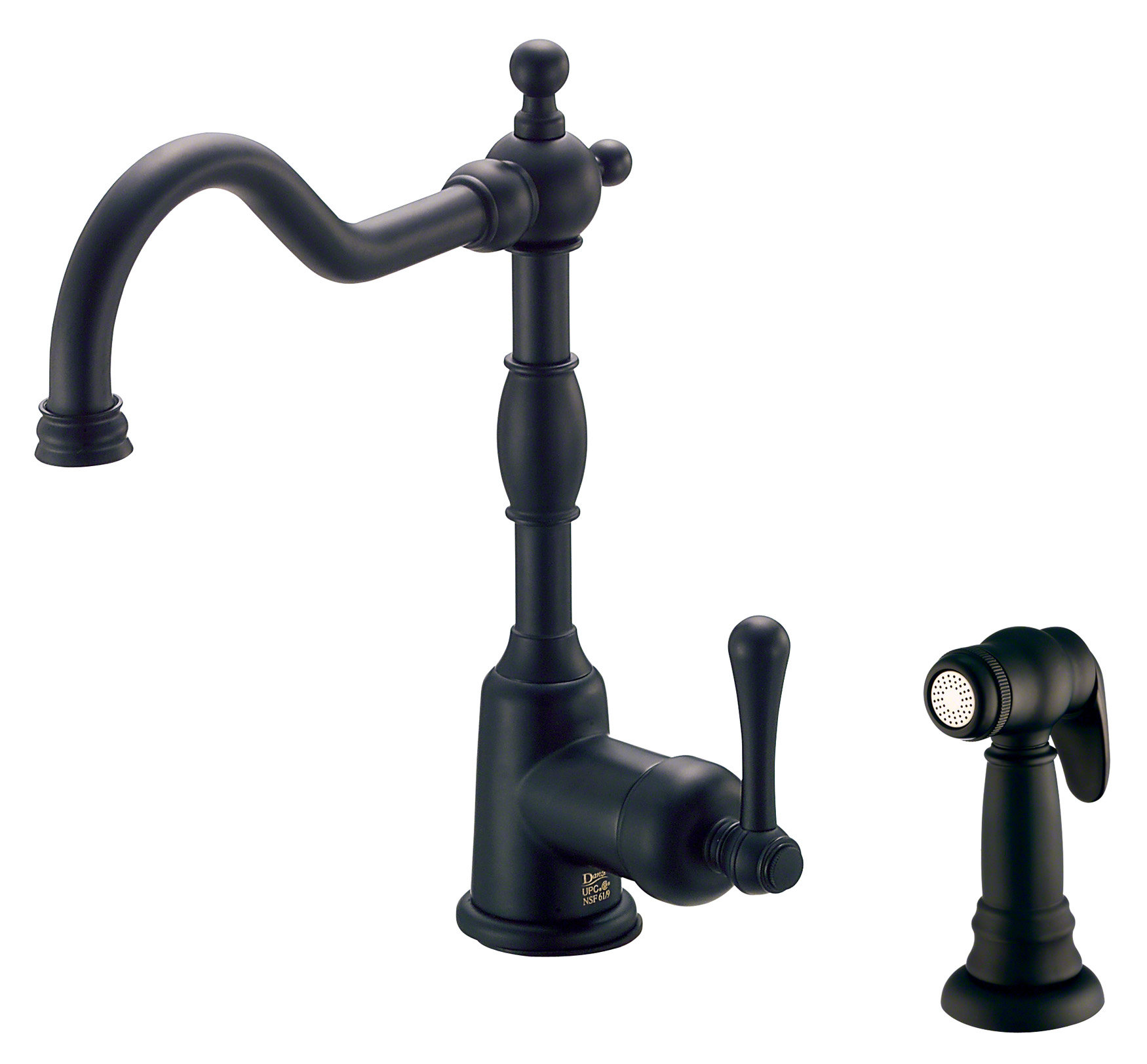 Gerber Opulence Single Handle Kitchen Faucet With Side Spray Reviews Wayfair