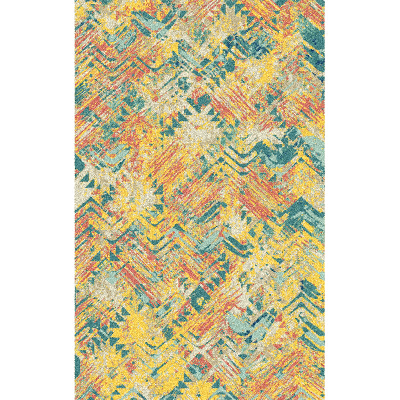 Bungalow Rose Mcquillen Gold Orange Green Area Rug Wayfair Bungalow Rose Mcquillen Gold Orange