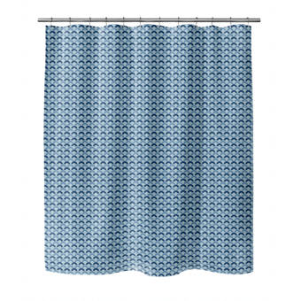 Charlton Home Canarsie Geometric Shower Curtain Wayfair