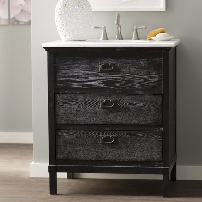 Lark Manor Daucourt 30 Inch Single Bathroom Vanity Set Base Finish