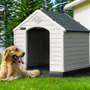 Large Dog 08 48" x 60" Dog House Plans Gambrel Roof Pet Size To 150 lbs 