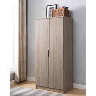 Metal Wardrobe Storage Cabinet Wayfair Carin Wooden Storage Cabinet Wardrobe Armoire