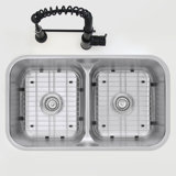 Eviers De Cuisine Calibre De L Acier Inoxydable Calibre 16 A 17 Wayfair Ca