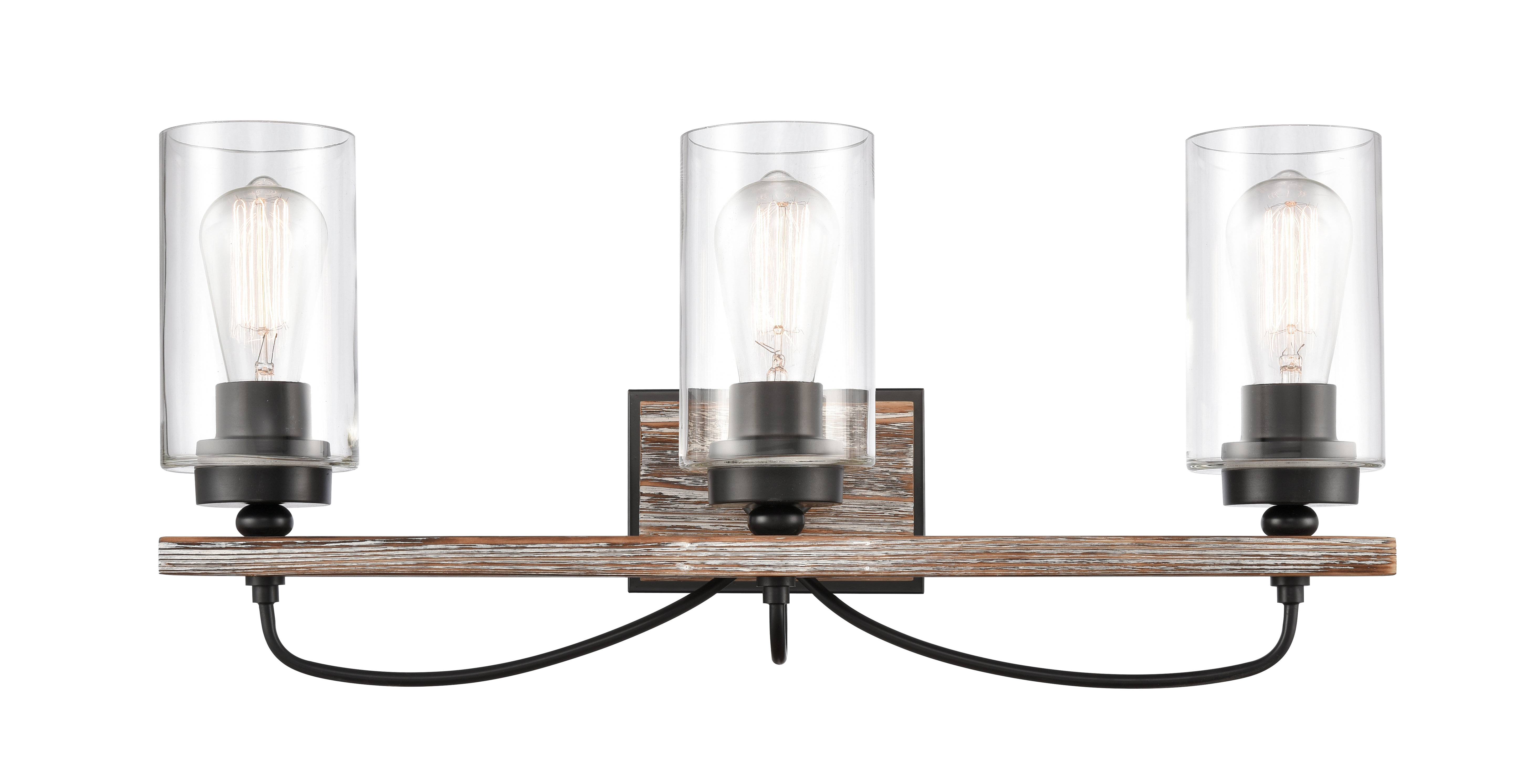 Gracie Oaks Eastborough 3 Light Dimmable Matte Black Vanity Light Wayfair