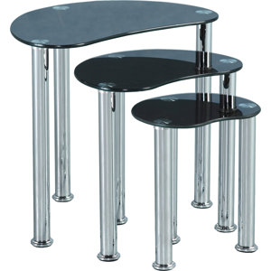 3-tlg. Satztisch-Set Fleetwood von Home & Haus