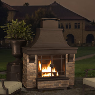 Outdoor Fireplaces You Ll Love Wayfair Steel Outdoor Fireplace