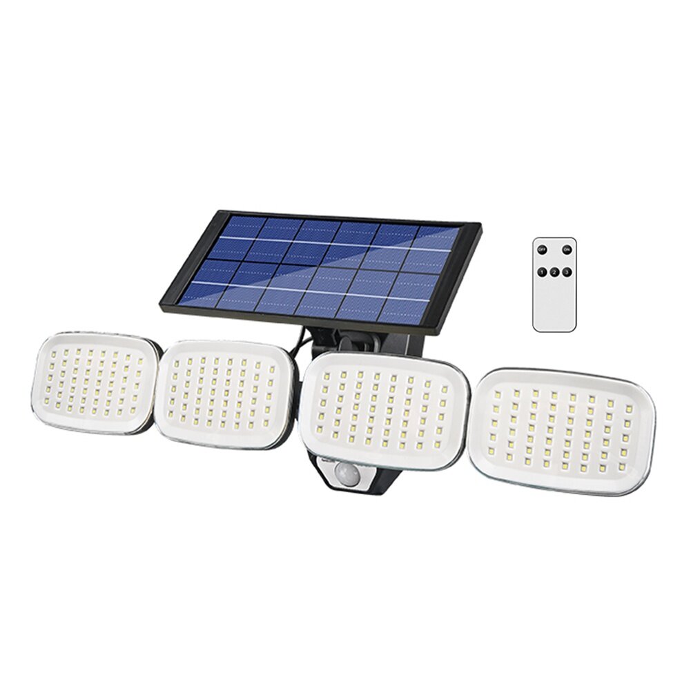 Outdoor Commercial 360W LED Solar Street Light Lamp Dusk to Dawn COB Remote 