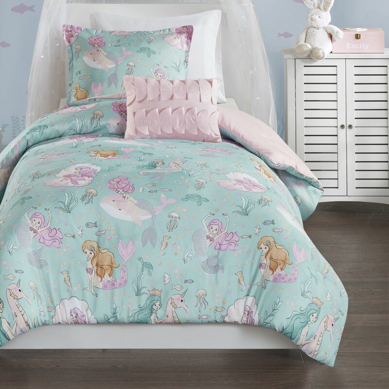 little mermaid bed sheets