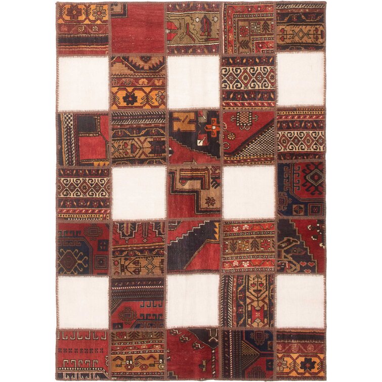 Red Area Rug 329286 3'3 x 4'11 eCarpet Gallery Bordered