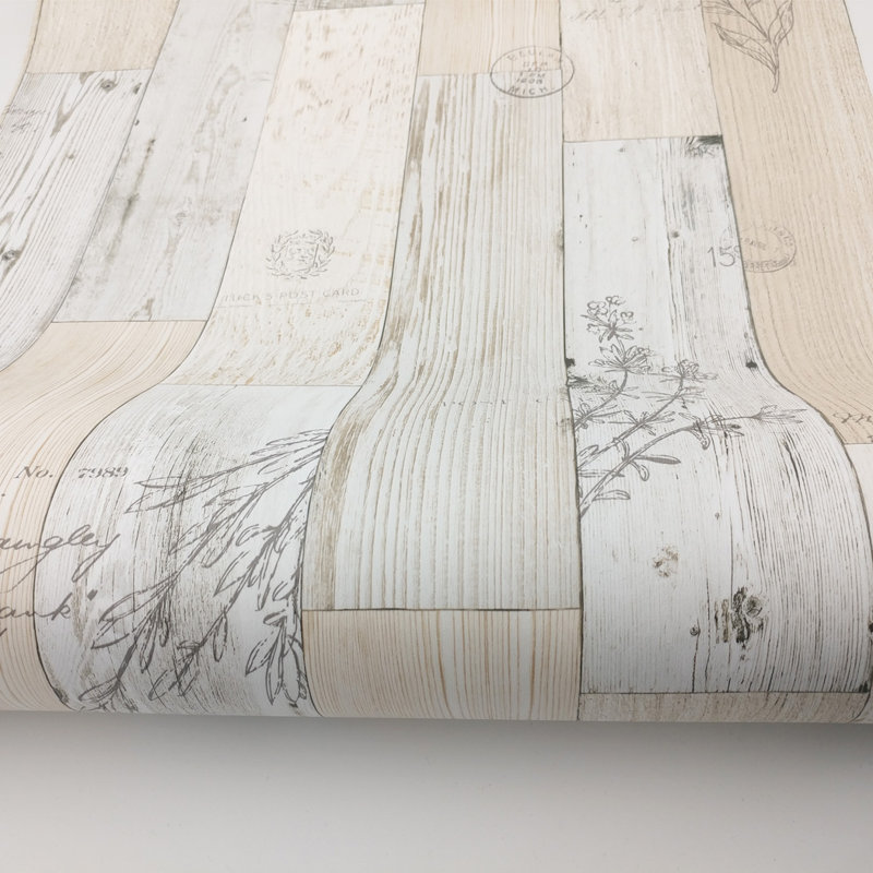 Ophelia Co Paloma Wood Panel Pattern Contact Paper Latina 9 8 L X 19 6 W Distressed Peel And Stick Wallpaper Roll Reviews Wayfair