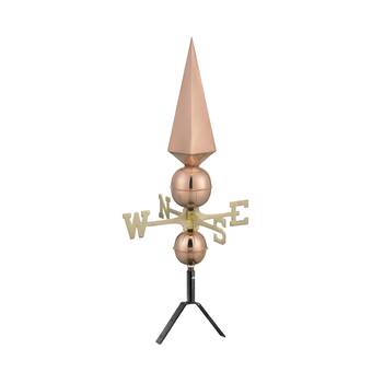 Good Directions Lancelot Rooftop Finial With Brass Directionals