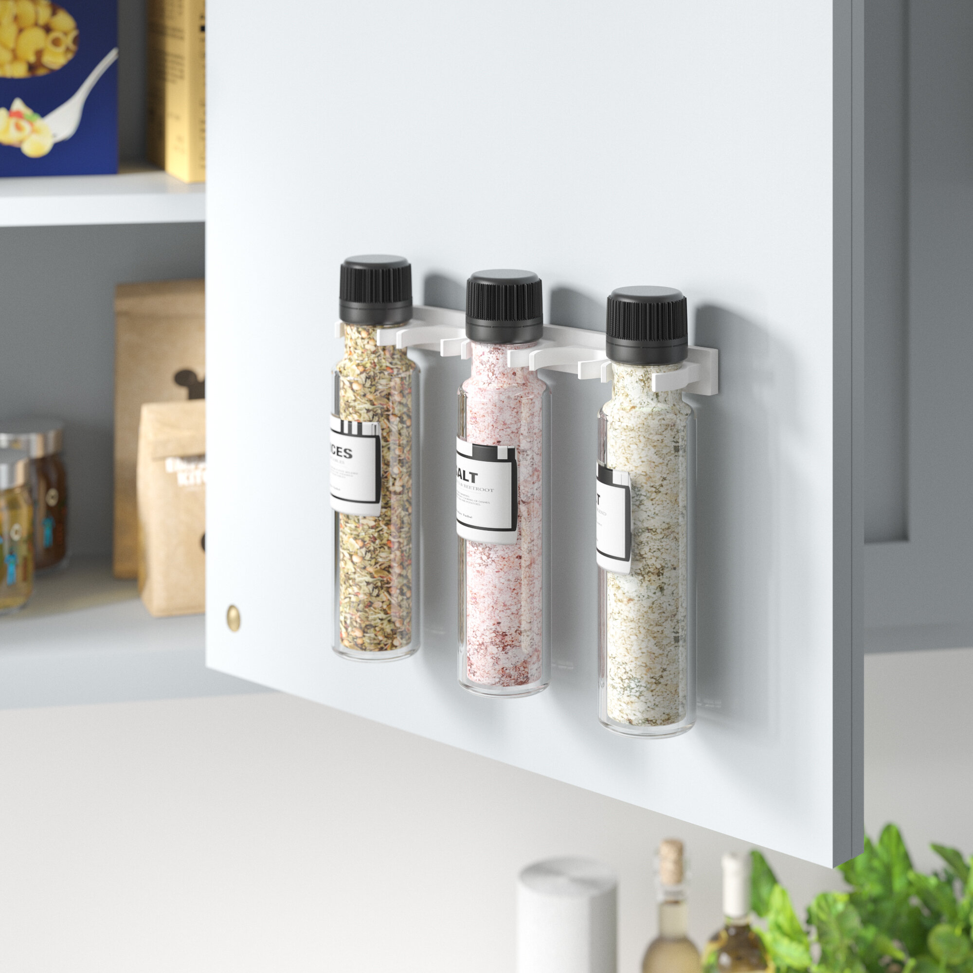 Rebrilliant Cabinet Door 20 Jar Spice Rack Reviews Wayfair Ca