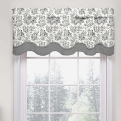 Black Toile Valances Kitchen Curtains You Ll Love In 2020 Wayfair