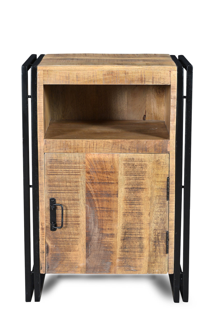 Millwood Pines Saskia Solid Wood Nightstand In Natural Reviews Wayfair