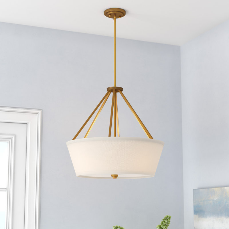 Breakwater Bay Bellvue 4 Light Unique Statement Drum