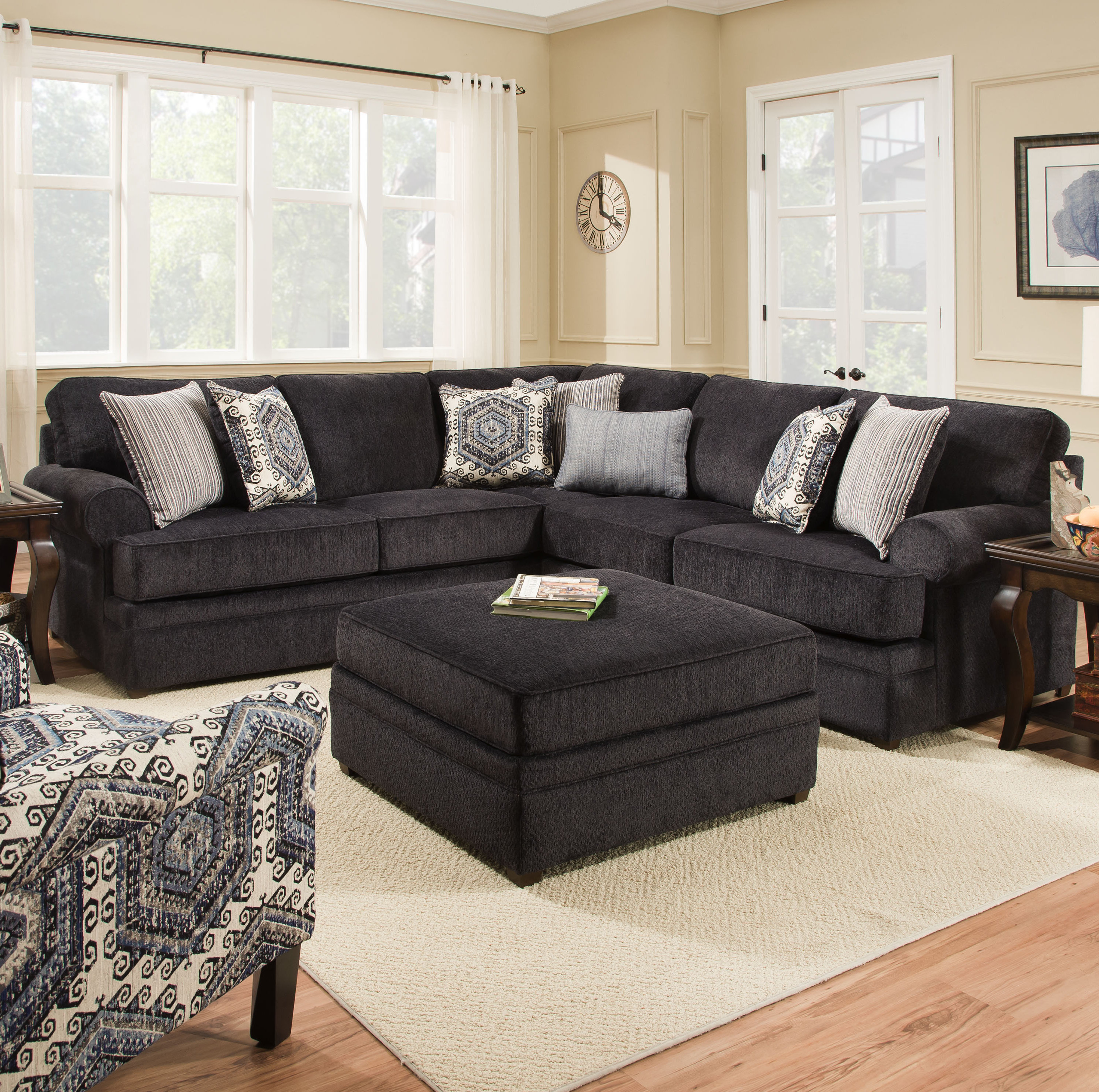 Darby Home Co Dorothy Sectional With Ottoman Reviews Wayfair