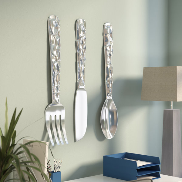 giant utensils wall decor | wayfair.ca