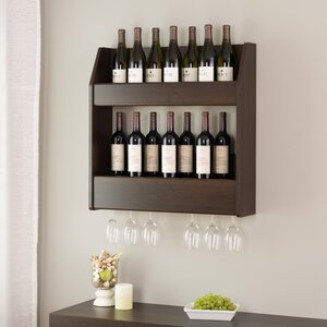 Chancey 24 Bottle Wall Mounted Wine Rack