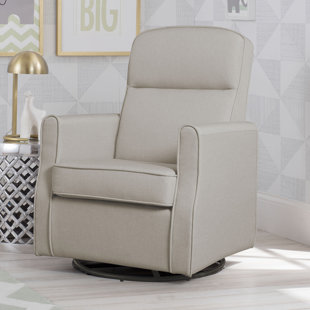 delta children emerson upholstered glider swivel rocker chair