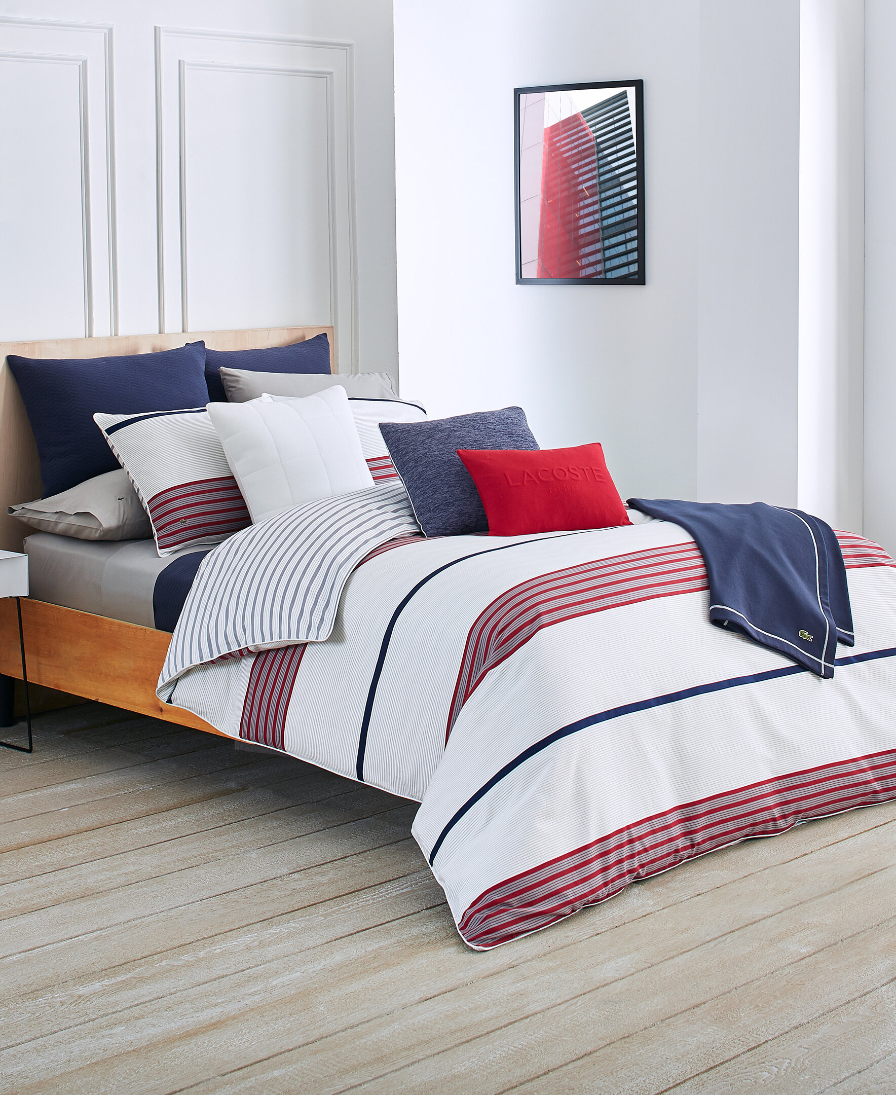 lacoste bedding outlet