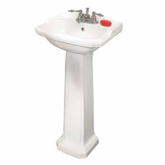 Barclay Stanford 600 Vitreous China 24 Pedestal Bathroom Sink